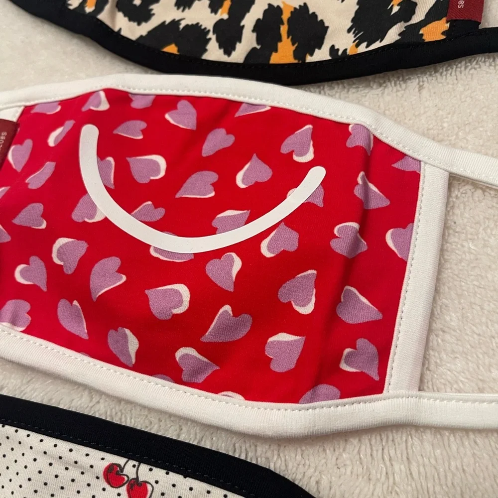 Marc Jacob’s Masks- Hearts, Leopard & Cherry Patterns